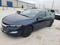 Salvage cars for sale at Haslet, TX auction: 2021 Chevrolet Malibu LT