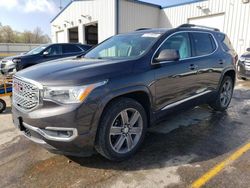 Salvage cars for sale at Rogersville, MO auction: 2017 GMC Acadia Denali