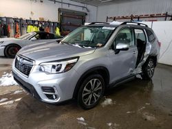 Salvage cars for sale at Candia, NH auction: 2021 Subaru Forester Limited