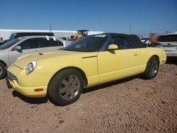 Salvage cars for sale from Copart Phoenix, AZ: 2002 Ford Thunderbird
