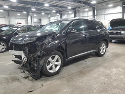 Salvage cars for sale from Copart Ham Lake, MN: 2013 Lexus RX 350 Base