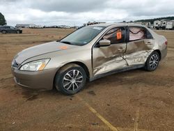 Salvage cars for sale from Copart Longview, TX: 2005 Honda Accord LX