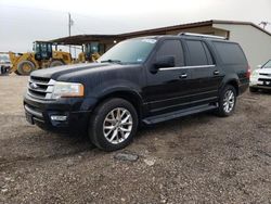 Vehiculos salvage en venta de Copart Temple, TX: 2017 Ford Expedition EL Limited