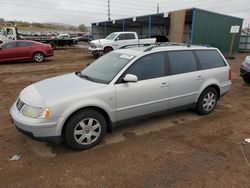 Salvage cars for sale from Copart Colorado Springs, CO: 2000 Volkswagen Passat GLS
