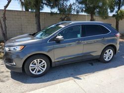 Salvage cars for sale at Rancho Cucamonga, CA auction: 2020 Ford Edge SEL