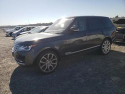 Salvage cars for sale at Antelope, CA auction: 2017 Land Rover Range Rover Supercharged