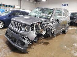 Salvage cars for sale from Copart Elgin, IL: 2017 Jeep Renegade Latitude