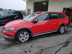 Volkswagen salvage cars for sale: 2017 Volkswagen Golf Alltrack S