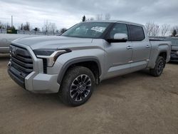 Salvage cars for sale at Bowmanville, ON auction: 2023 Toyota Tundra Crewmax Limited