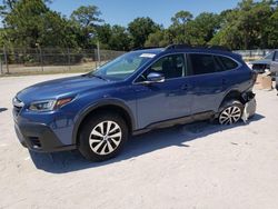 Salvage cars for sale from Copart Fort Pierce, FL: 2022 Subaru Outback Premium