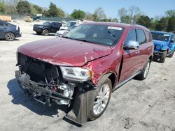 Salvage cars for sale from Copart Madisonville, TN: 2015 Dodge Durango Citadel