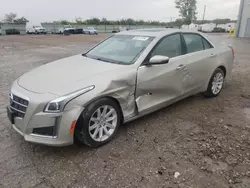 Salvage cars for sale at Kansas City, KS auction: 2014 Cadillac CTS Luxury Collection