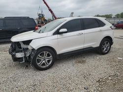 Salvage cars for sale at Kansas City, KS auction: 2017 Ford Edge Titanium
