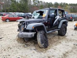 Salvage cars for sale at Seaford, DE auction: 2012 Jeep Wrangler Sport