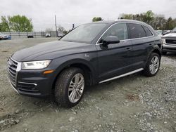 Salvage cars for sale from Copart Mebane, NC: 2018 Audi Q5 Prestige