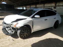 Salvage cars for sale at auction: 2015 Nissan Sentra S