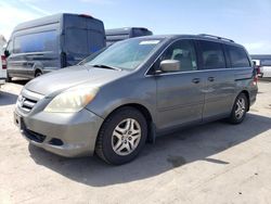 Salvage cars for sale at Hayward, CA auction: 2007 Honda Odyssey EX