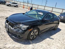 Salvage cars for sale from Copart Haslet, TX: 2016 Honda Civic EX