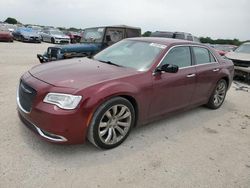 Salvage cars for sale at San Antonio, TX auction: 2018 Chrysler 300 Limited