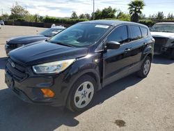 Salvage cars for sale from Copart San Martin, CA: 2017 Ford Escape S