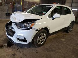 Salvage cars for sale from Copart Angola, NY: 2017 Chevrolet Trax LS