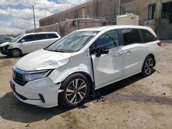 Salvage cars for sale from Copart Fredericksburg, VA: 2022 Honda Odyssey Touring