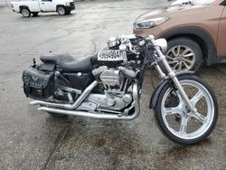 Salvage motorcycles for sale at West Mifflin, PA auction: 2002 Harley-Davidson XL1200 C