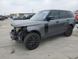 Land Rover Range Rover salvage cars for sale: 2016 Land Rover Range Rover HSE