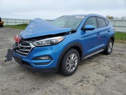 Salvage cars for sale at Mcfarland, WI auction: 2018 Hyundai Tucson SEL