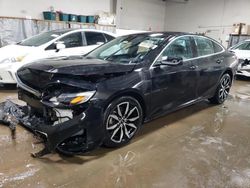 Salvage cars for sale from Copart Elgin, IL: 2022 Chevrolet Malibu RS