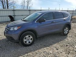 Salvage cars for sale at Appleton, WI auction: 2013 Honda CR-V LX