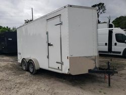 Salvage trucks for sale at Riverview, FL auction: 2021 Wildwood Cargo Trailer