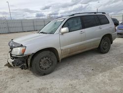 Salvage cars for sale from Copart Nisku, AB: 2006 Toyota Highlander Limited