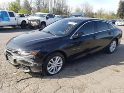 Salvage cars for sale from Copart Portland, OR: 2018 Chevrolet Malibu LT