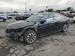 Salvage cars for sale from Copart Colton, CA: 2017 Honda Accord Touring Hybrid