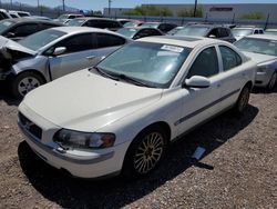 Volvo S60 2.4T salvage cars for sale: 2001 Volvo S60 2.4T