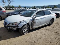 Salvage cars for sale at San Martin, CA auction: 2013 Honda Accord EXL