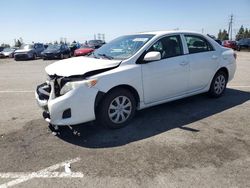 Salvage cars for sale at Rancho Cucamonga, CA auction: 2010 Toyota Corolla Base