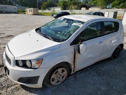 Chevrolet Sonic LS salvage cars for sale: 2016 Chevrolet Sonic LS