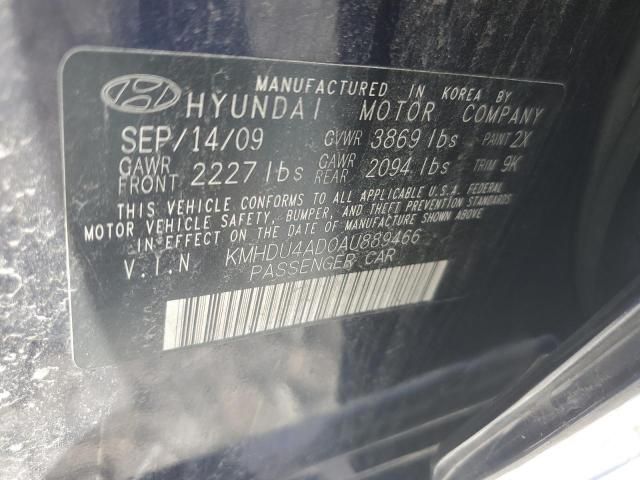 2010 Hyundai Elantra Blue