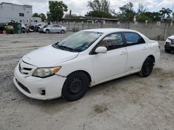 Vehiculos salvage en venta de Copart Opa Locka, FL: 2012 Toyota Corolla Base