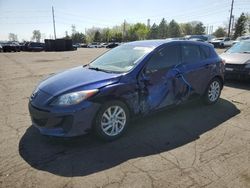 Salvage cars for sale from Copart Denver, CO: 2012 Mazda 3 I