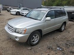 Salvage cars for sale from Copart West Mifflin, PA: 2003 Toyota Highlander Limited