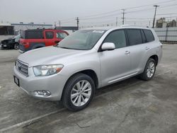 Toyota salvage cars for sale: 2008 Toyota Highlander Hybrid