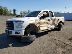 Salvage cars for sale at Portland, OR auction: 2015 Ford F150 Super Cab