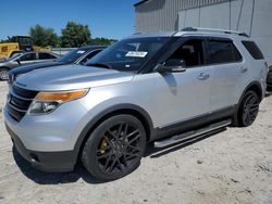 Ford Explorer salvage cars for sale: 2014 Ford Explorer XLT