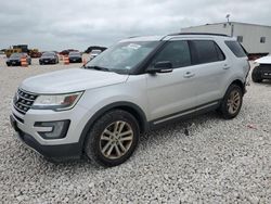 Salvage cars for sale at New Braunfels, TX auction: 2016 Ford Explorer XLT