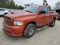 Salvage cars for sale from Copart Hampton, VA: 2005 Dodge RAM 1500 ST