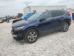 Salvage cars for sale from Copart New Braunfels, TX: 2019 Honda CR-V EX