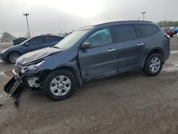 Salvage cars for sale at Indianapolis, IN auction: 2013 Chevrolet Traverse LS